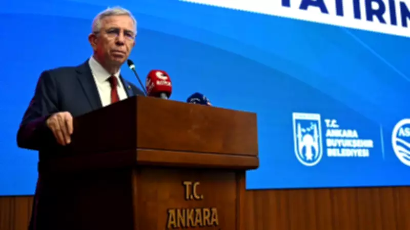 Mansur Yavaş'tan Kritik Açıklama: Çölleşmeye Karşı Karadeniz'den Su Getirilecek