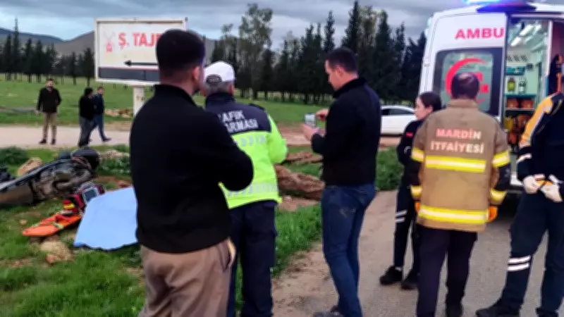 Mardin'de Trafik Kazası: Devrilen Motosikletin Sürücüsü Hayatını Kaybetti