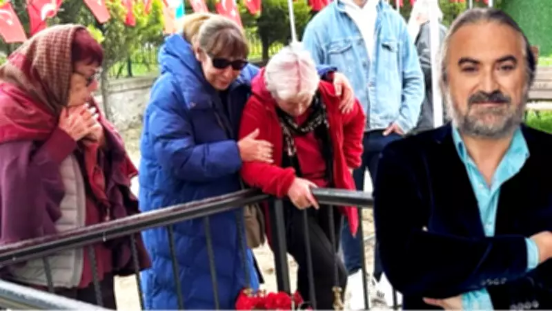 Melek Baykal ve Suna Keskin, Volkan Konak'ın Mezarını Ziyaret Etti