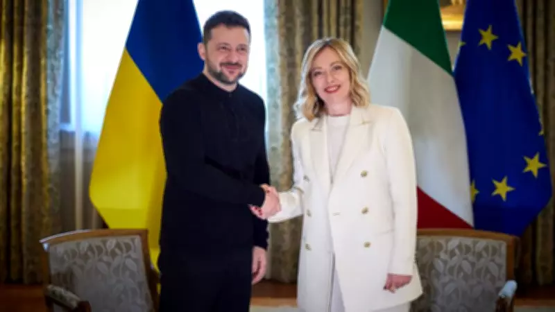 Meloni ve Zelenskiy Roma'da Görüştü: Drone Üretimi ve Ukrayna Desteği Gündemde