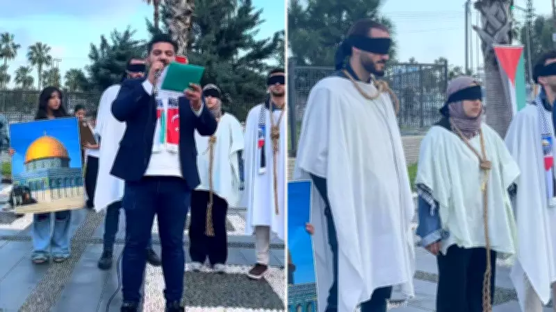 Mersin'de İsrail'in İdam Kararı ve Mescid-i Aksa Protesto Edildi