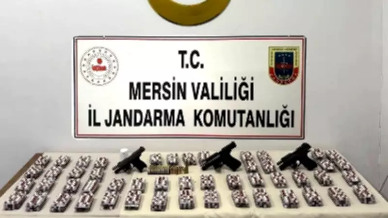 Mersin'de Uyuşturucu Operasyonu: 4 Bin Hap ve Silahlar Ele Geçirildi