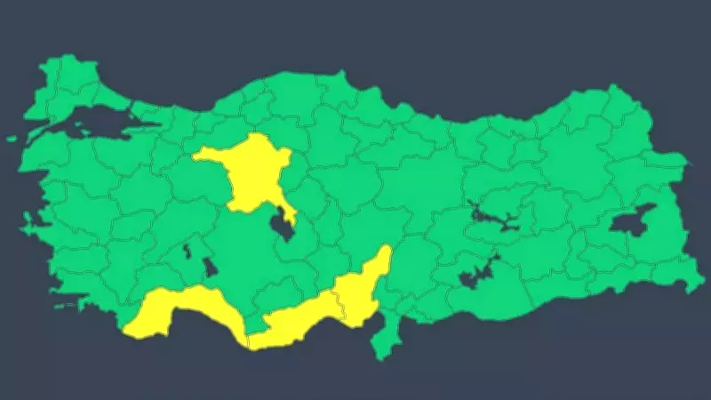 Meteoroloji'den Kritik Uyarı: Mersin, Adana, Antalya ve Ankara'da Kuvvetli Sağanak Bekleniyor