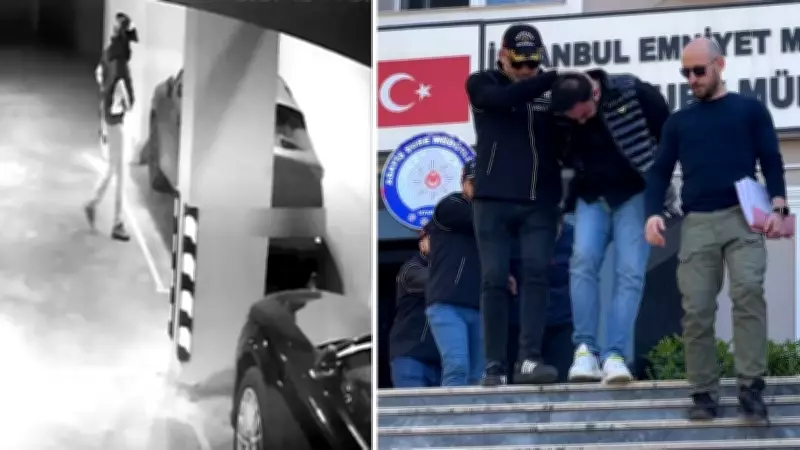Ümraniye'de otomobilden 2 kg altın ve 60 bin Euro çalan 4 şüpheli tutuklandı