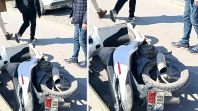 Muğla'da Polis Denetiminden Kaçmaya Çalışan Sürücü Düşerek Yakalandı