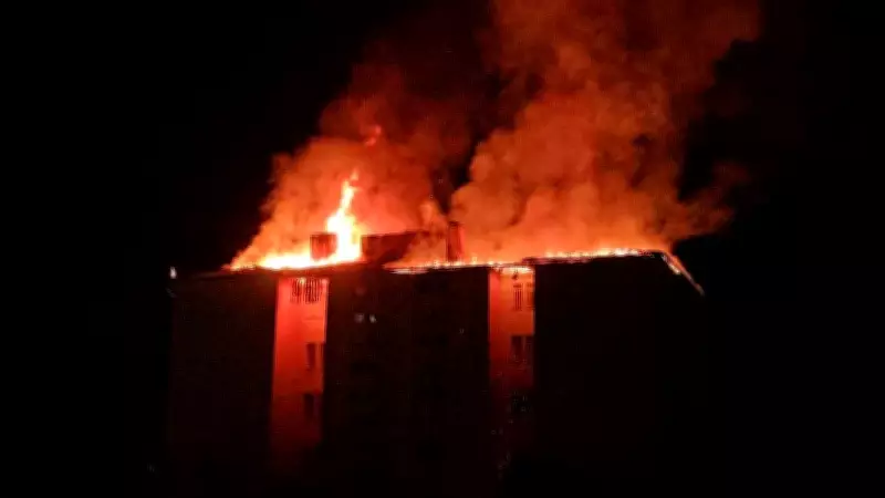 Nazilli Fen Lisesi Pansiyonunda Çatı Yangını: 46 Öğrenci Tahliye Edildi