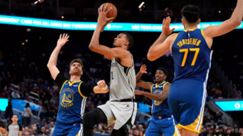 NBA'de Yurtseven'in 17 Sayılık Performansı Warriors'a Yetmedi, Spurs Kazandı