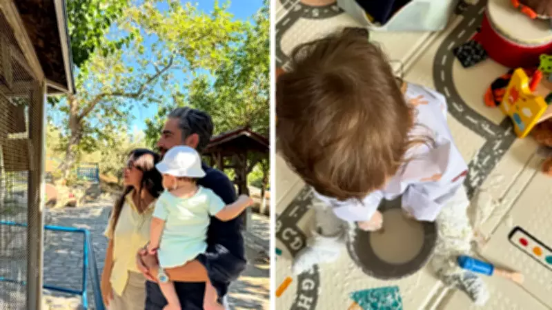 Neslihan Atagül, Oğlu Aziz ile Keyifli Bir Gün Geçirdi ve Paylaştı