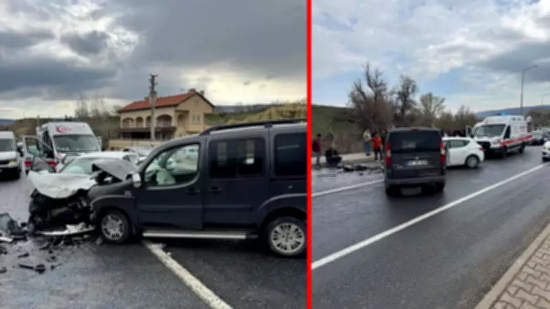 Nevşehir'de Korkunç Kaza: Hafif Ticari Araç ile Otomobil Kafa Kafaya Çarpıştı, 5 Yaralı