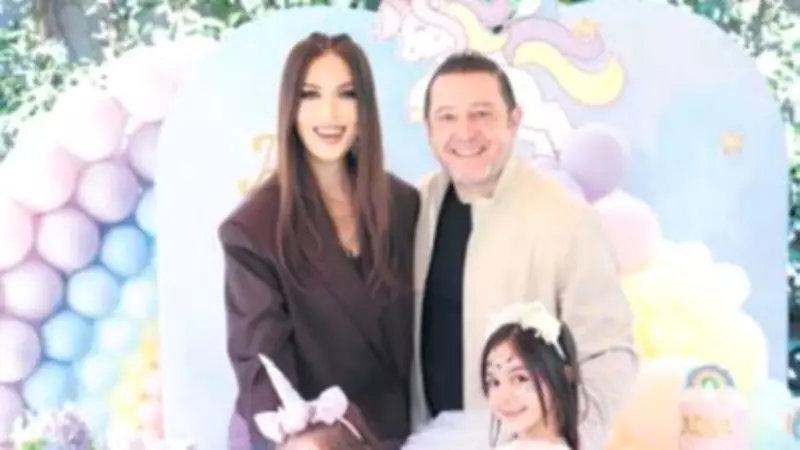 Nihat Kahveci ve Eşi, Kızları Alya için Unicorn Temalı Doğum Günü Partisi Düzenledi