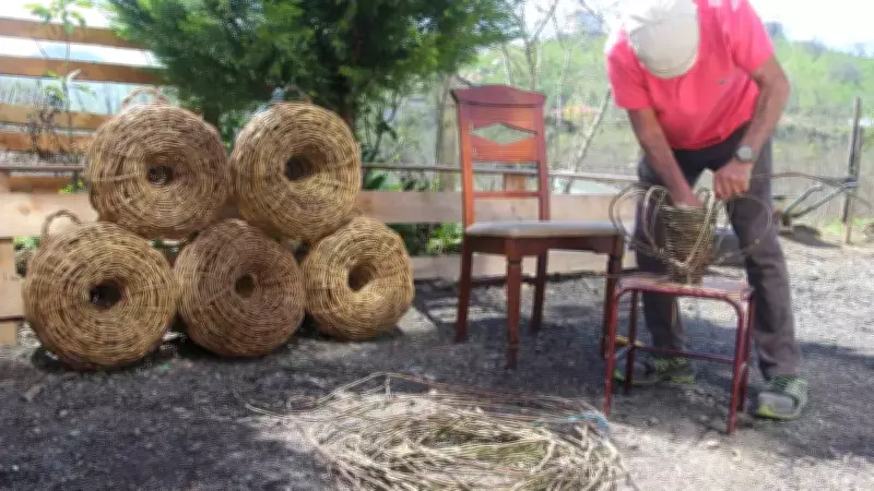 Ordu'da Dikenli Sarmaşıktan 2 Bin TL'lik Sepetler: 45 Yıllık Zanaat
