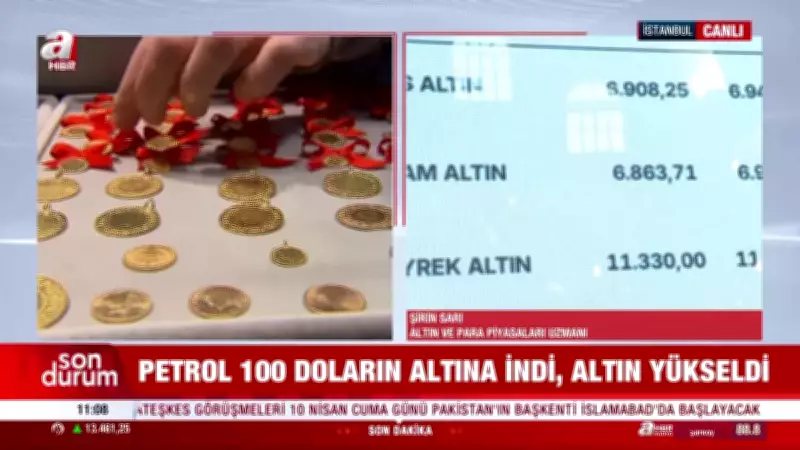 Ortadoğu Ateşkesi Piyasaları Salladı: Altın Rekor Kırdı, Petrol 100 Dolar Altına Geriledi