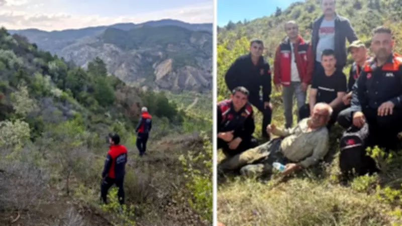 Çorum'da kaybolan Ahmet Sağlam 48 saat sonra uyurken bulundu