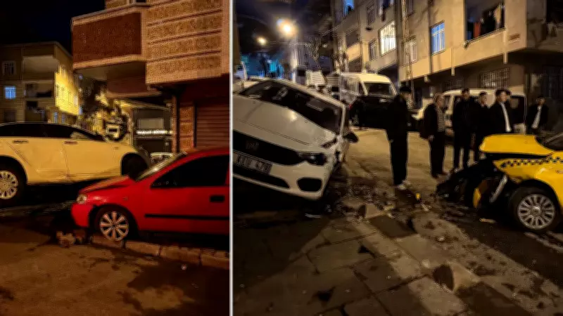 Oruçreis'te Zincirleme Trafik Kazası: Taksi Park Halindeki Araçlara Çarptı