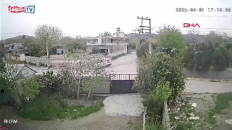 Osmaniye'de Motosiklet Sürücüsünün Hayatını Kaybettiği Feci Kazanın Anları Kameralara Yansıdı