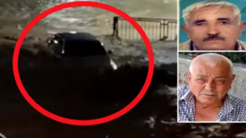 Osmaniye'de Sele Kapılan Araçtaki İki Kişinin Son Anları Görüntülendi