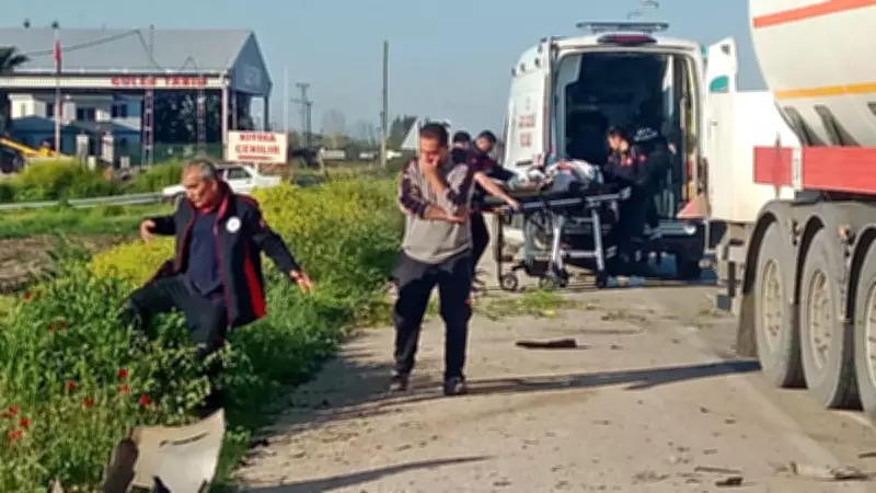 Osmaniye'de Tankerle Çarpışan Otomobilin Sürücüsü Halime Aki Hayatını Kaybetti
