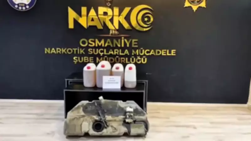 Osmaniye'de Yabancı Plakalı Araçta Yakıt Deposundan Metamfetamin Fışkırdı!