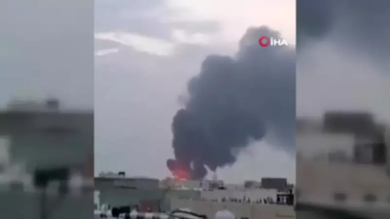 İran'ın Bahreyn Saldırısı Tesiste Yangına Yol Açtı, Sirenler Çaldı