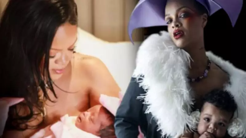 Rihanna ve kızı Rocki ilk kez dergi kapağında