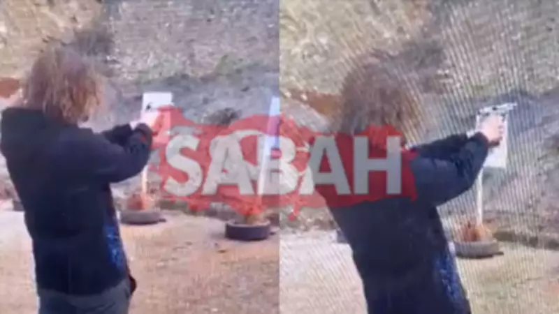 İsa Aras Mersinli'nin Poligon Görüntüleri Ortaya Çıktı: Babasıyla Atış Talimi Yapmış