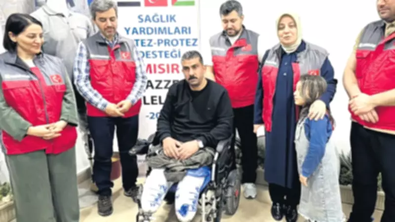 Sadakataşı Derneği'nden Kahire'deki 10 Gazzeli Gaziye Protez Desteği