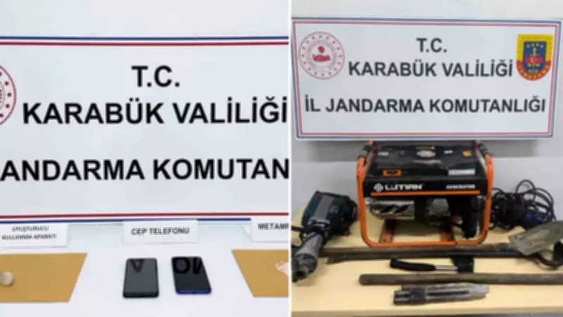 Safranbolu'da Kaya Mezarları'nda Definecilik Operasyonu: 6 Gözaltı