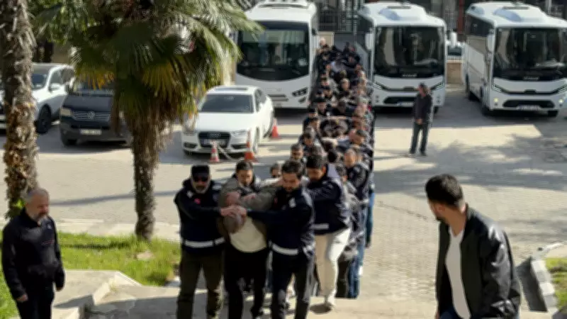 Samsun Merkezli Suç Örgütüne Büyük Operasyon: 25 Gözaltı, 16 Cezaevinde