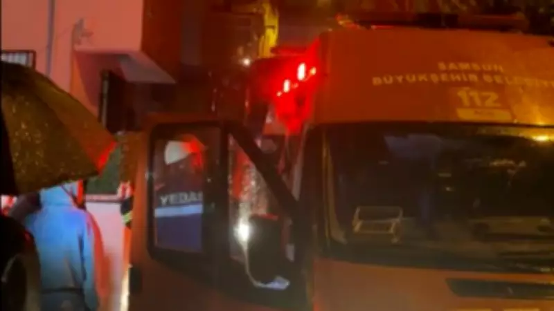 Samsun'da Elektrikli Sobadan Yangın: Anne ve Bebek Hastaneye Kaldırıldı
