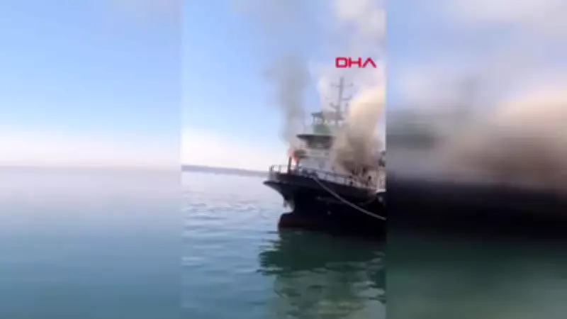 Sarıyer'de Demirli Balıkçı Teknesinde Yangın: İtfaiye ve Polis Olay Yerinde