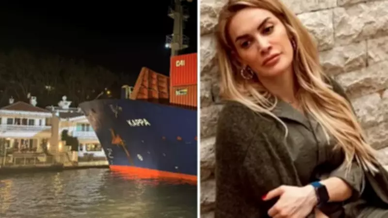 Sarıyer'de facianın eşiğinden dönüldü: 147 metrelik gemi yalıya çarpmadan karaya oturdu