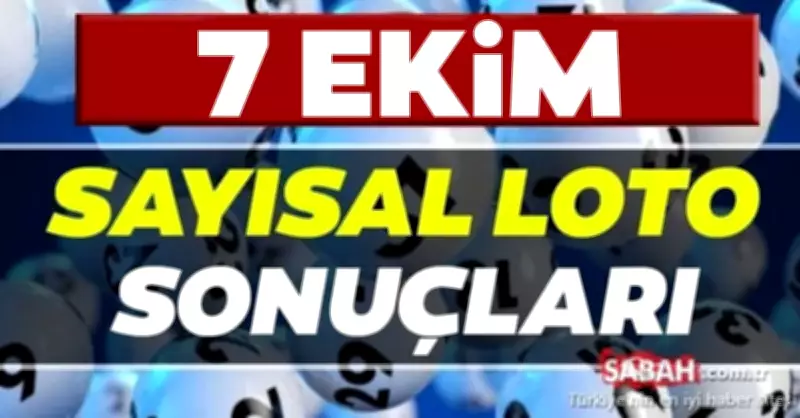 Sayısal Loto Sonuçları Açıklandı: 7 Ekim Çekilişinin Kazanan Numaraları