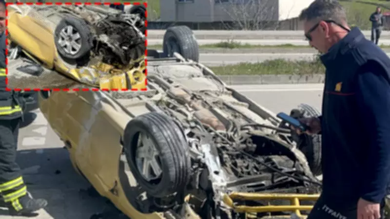 Sinop'ta Korkutan Kaza: Araç Takla Atarak 100 Metre Sürüklendi