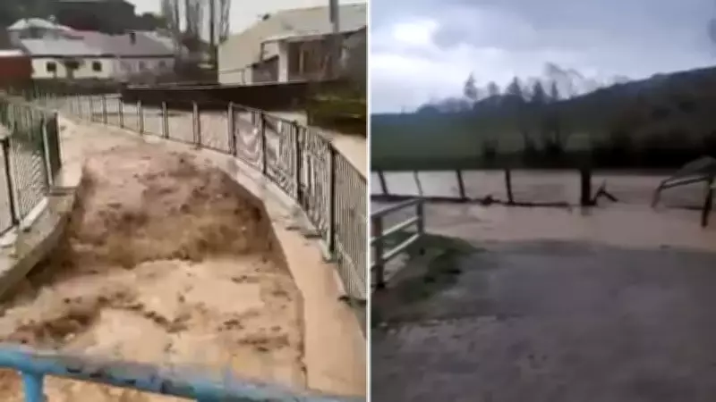 Sivas'ta Sağanak Felaketi: Yıldız Irmağı Taştı, Köyler ve Tarım Arazileri Sular Altında