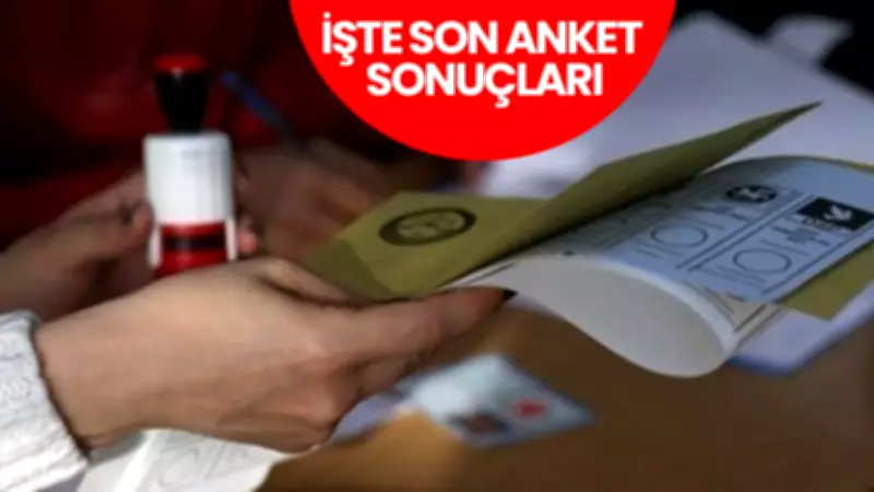 Son Anket Sonuçları Açıklandı: AK Parti ve CHP Oy Oranları Ne Durumda?