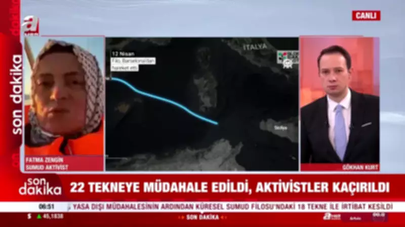 Son Dakika: Sumud Filosu'na Yunanistan Açıklarında İsrail Müdahalesi