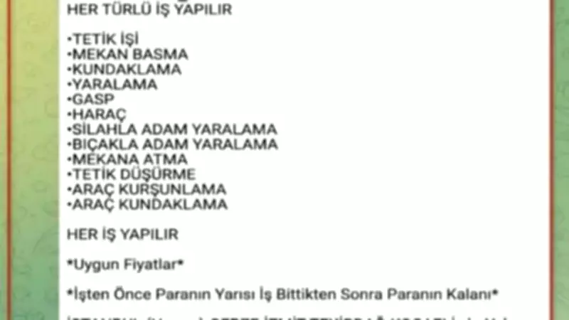 Sosyal Medyada 'Tetik İşleri' İlanı Veren 35 Kişi Gözaltına Alındı