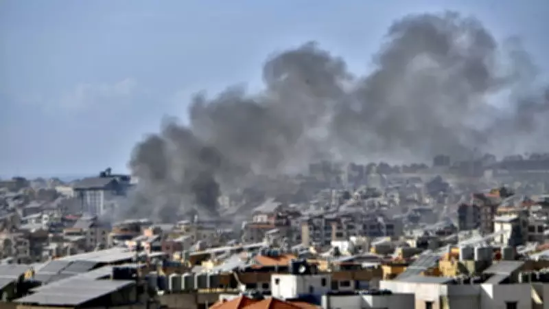 İsrail, Beyrut'taki Fransa Bank Binasını İHA ile Vurdu: Yangın Çıktı