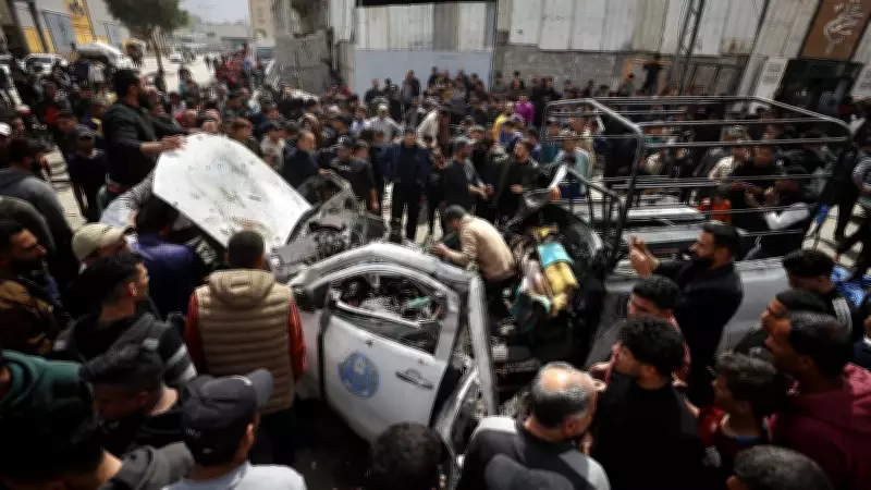 İsrail Gazze'de Polis Aracını Vurdu: Bir Çocuk Dahil 4 Kişi Hayatını Kaybetti