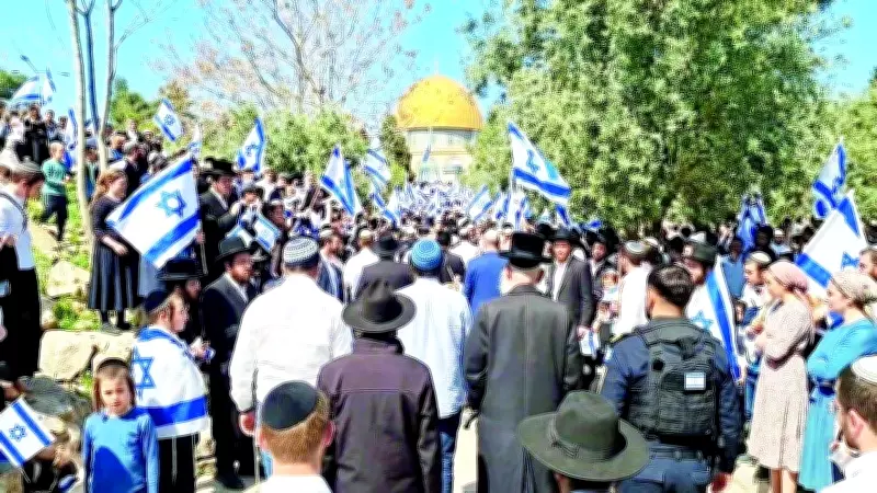 İsrail, Mescid-i Aksa'da Fanatik İhlallere Göz Yumarak Kudüs'ü Yahudileştiriyor