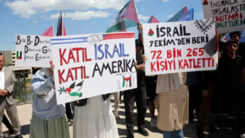 İsrail'in 'İdam Yasası' ve Gazze Soykırımı Antalya'da Protesto Edildi
