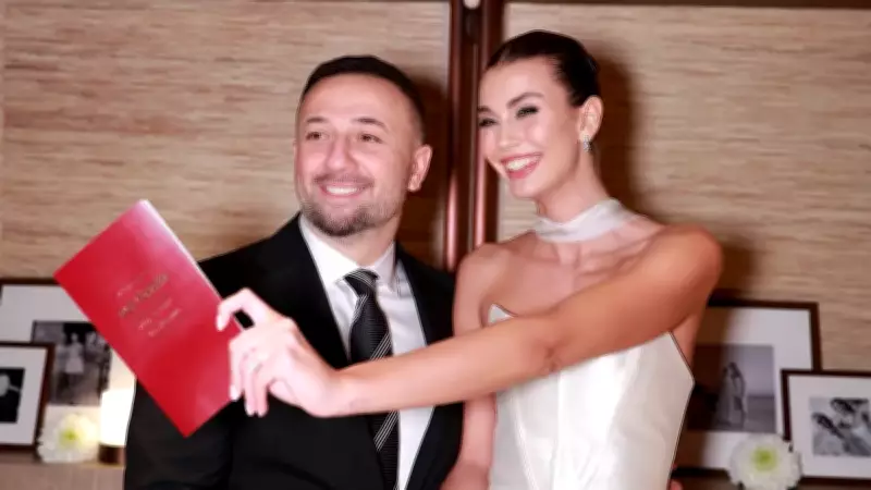 Sürpriz Nikah! İş İnsanı Erdinç Acar ve Oyuncu Sezgi Sena Akay Evlendi