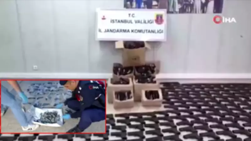 İstanbul ve Adana'da Dev Operasyon: 1.107 Ruhsatsız Tabanca Ele Geçirildi