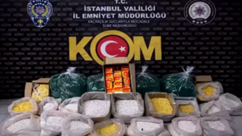 İstanbul'da 1.5 Milyon Sahte Hap Ele Geçirildi, Bir Kişi Tutuklandı