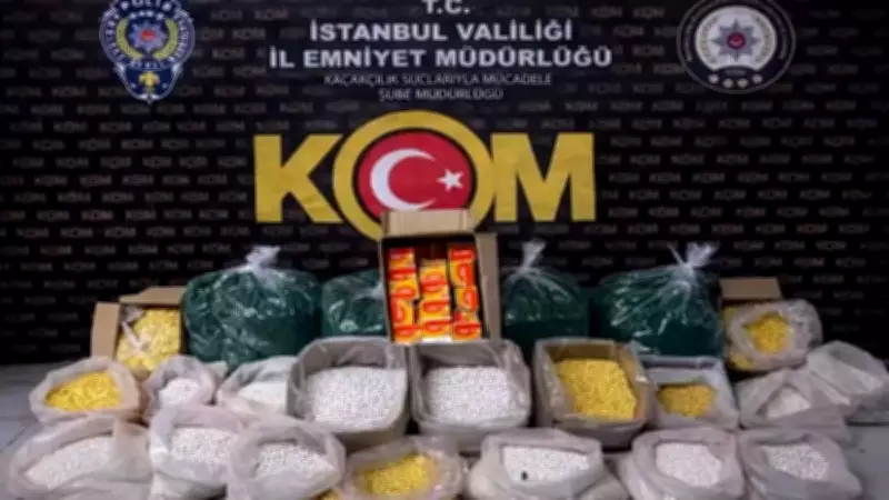 İstanbul'da Büyük Operasyon: 1.5 Milyon Sahte İlaç ve Tonlarca Hammadde Ele Geçirildi