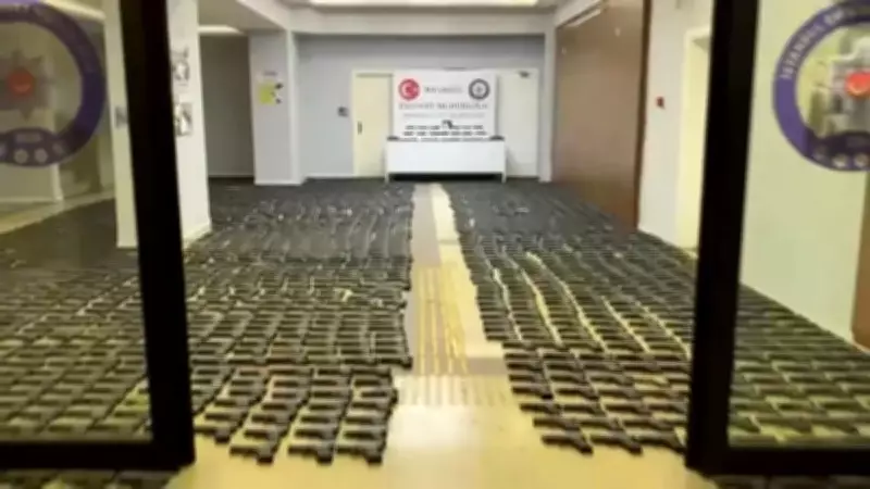 İstanbul'da Şok Operasyon: Yeraltında Çuval Çuval Silah Parçası Bulundu