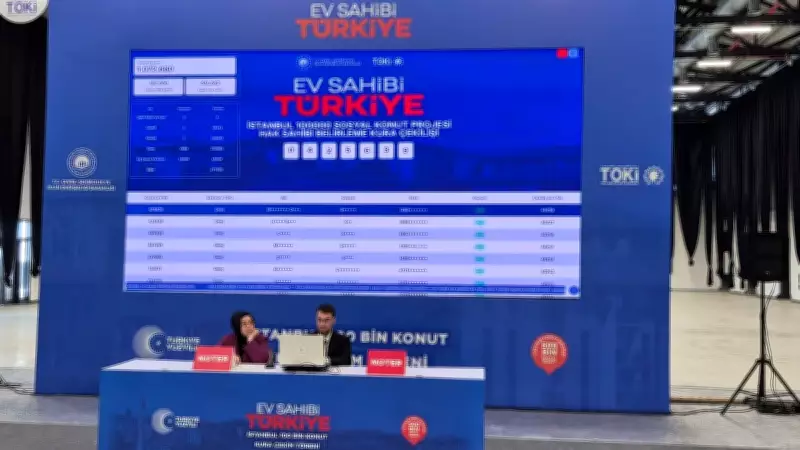 İstanbul'da TOKİ 100 Bin Sosyal Konut Kuralarının %60'ı Çekildi