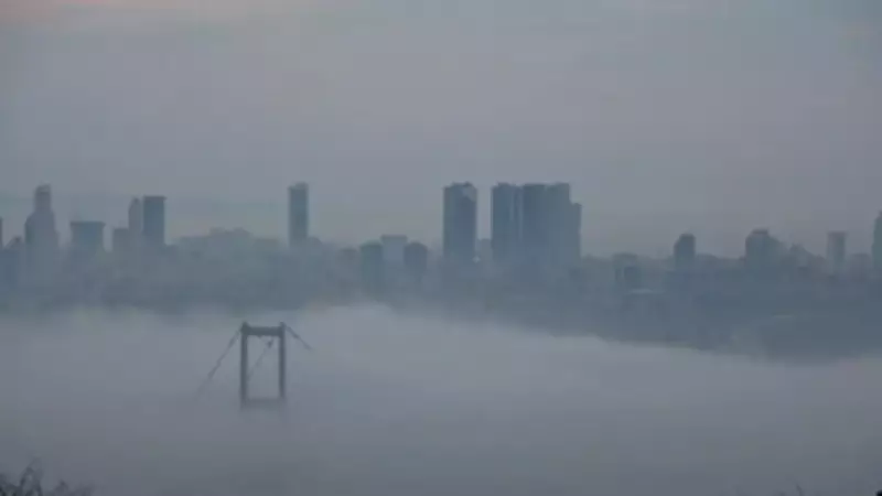 İstanbul'da Yoğun Sis: Boğaz'daki Gemi Trafiği Askıya Alındı