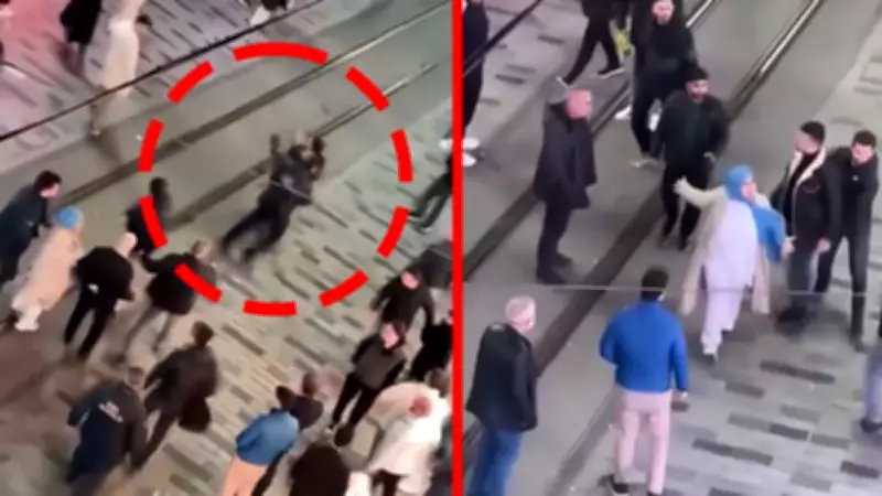 Taksim'de Kavga: AVM'de Başlayan Tartışma Sokakta Yumruklaştı