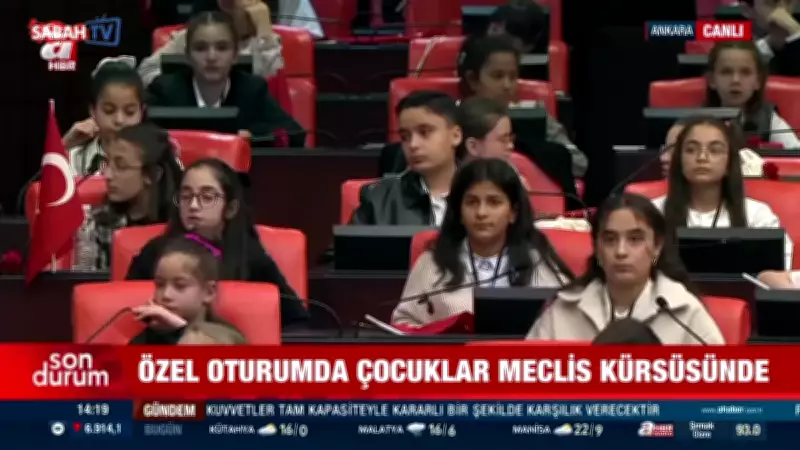 TBMM'nin 106. Yılında Çocuk Özel Oturumu: Kurtulmuş'tan Okul Saldırılarına İlişkin Duygusal Açıklamalar